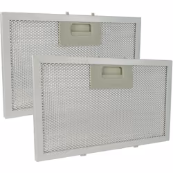 vhbw - the clever way Lot de filtres (2x filtre à graisse métallique) compatible et de haute qualité pour votre hotte de cuis ...