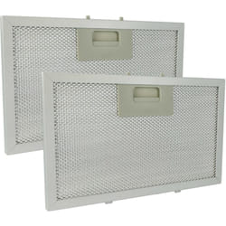 Vhbw - 2x Filtre anti-graisse compatible avec Klarstein Hektor Eco 10034864, 10034865 hotte de cuisine, aluminium, charbon actif