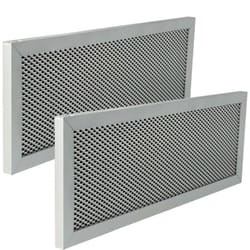 Vhbw - 2x Filtre anti-graisse compatible avec Klarstein High Line 10033053, 10033054 hotte de cuisine, charbon actif, aluminium