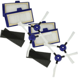 Kit d'entretien de 12 pièces compatible avec Rowenta Smart Force Extreme robot aspirateur - Vhbw
