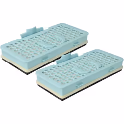 vhbw - the clever way Set de 2x filtre HEPA pour votre aspirateur, robot aspirateur ou nettoyeur vapeur - Gardez la puissance ...