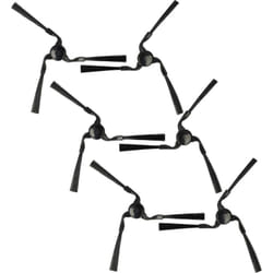vhbw 6x Brosse latérale compatible avec Miele Scout RX1 robot aspirateur - Lot de brosses, gauche/droite, noir