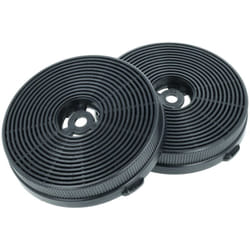 2x Filtres à charbon actif compatible avec Klarstein Zarah, Zelda, Balzac, Aurica, Aurora Eco, Contempo, Contempo Neo hotte aspirante - 13,3 cm - Vhbw