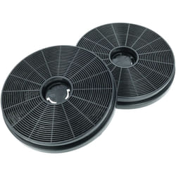 2x Filtres à charbon actif compatible avec Klarstein Victoria, DeLorean hotte aspirante - 17,5 cm - Vhbw