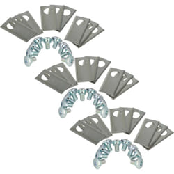 27x Lames compatible avec Honda Miimo 500, 310, 3000, 520 tondeuse - Lames de rechange, argenté, acier inoxydable - Vhbw