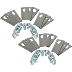 18x Lames compatible avec Honda Miimo 500, 310, 3000, 520 tondeuse - Lames de rechange, argenté, acier inoxydable - Vhbw
