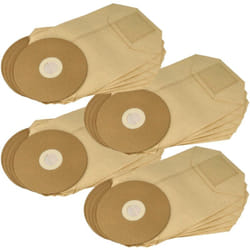 20x Sacs compatible avec Cleancraft FlexCAT 104 aspirateur - papier, 22cm x 19cm marron - Vhbw