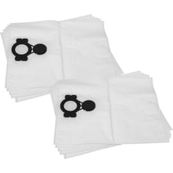 Vhbw - 10x Sacs compatible avec Milwaukee as 250 ecp, as 2-250 elcp aspirateur - toison, volume de 25 l, 54cm x 41cm blanc