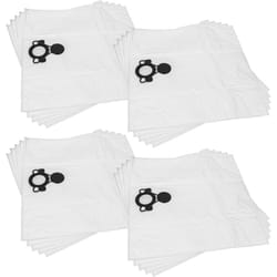 20x Sacs compatible avec Milwaukee AS500ELCP aspirateur - microfibre non tissée, 61cm x 59cm blanc - Vhbw
