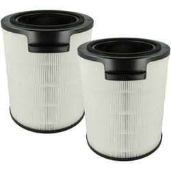 Vhbw - 2x Filtre à charbon actif compatible avec Philips AMF870, AMF765 purificateur d'air - Filtre à air hepa 13 noir / blanc
