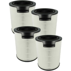 4x Filtre à charbon actif compatible avec Philips AMF870, AMF765 purificateur d'air - Filtre à air hepa 13 noir / blanc - Vhbw