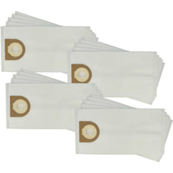 Vhbw - 20x Sacs compatible avec Cleancraft flexCAT 16 h aspirateur - microfibre non tissée, 28,3cm x 14,5cm blanc