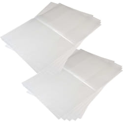 Vhbw - 10x Sacs compatible avec Dustcontrol dc 1800H aspirateur - polyéthylène, 55cm x 50cm transparent