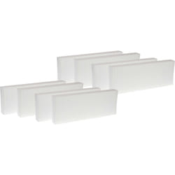 Lot de filtres compatible avec Zehnder Paul Novus 300, 450 appareil de ventilation - Filtre à air G4 / F7 (8 pcs), Blanc - Vhbw