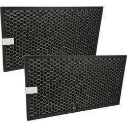 2x Filtre à charbon actif compatible avec Sharp KC-D40EUW, KC-D50EUW, KC-G40EUH, KC-D40EUB purificateur d'air - Filtre à air noir - Vhbw