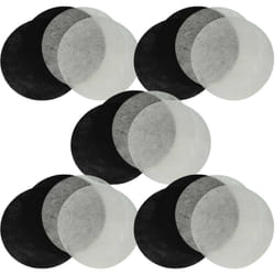 10x filtre à charbon actif, 10x filtre à graisses compatible avec Moulinex T-43, T-41, T-42 friteuse - 20 filtres - Vhbw