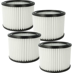 vhbw 4x Cartouche filtrante compatible avec Hitachi / Hikoki RP250YDLWAZ, RP250YDM, RP250YDL aspirateur - Filtre pour particules fines, plastique
