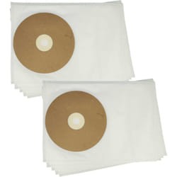 Vhbw - 10x Sacs compatible avec Wirbel w 1 aspirateur - 37,5cm x 27cm blanc