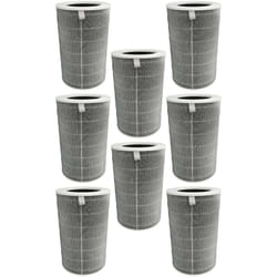 Vhbw - 8x Filtre à charbon actif compatible avec Xiaomi Smart Air Purifier 4 Pro purificateur d'air - Filtre à air H12 gris / blanc