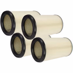 vhbw - the clever way Set de Cartouche Filtre pour votre aspirateur industriel, pour aspiration à sec ou humide - Finition su ...