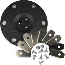 Vhbw - Kit d'accessoires compatible avec Segway Navimow i105E, i110n, i108E tondeuse à gazon - 9x lame + vis, 1x disque porte-lame