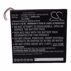 vhbw Batterie compatible avec Lenovo Miix 310-10ICR 80SG 310-10ICR Z8350 ordinateur portable (6900mAh 37V Li-polymère)