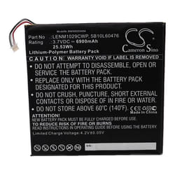 vhbw Batterie compatible avec Lenovo Miix 310-10ICR 80SG 310-10ICR Z8350 ordinateur portable (6900mAh 37V Li-polymère)