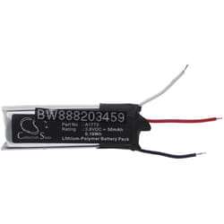 Vhbw - Batterie compatible avec Beats x MLYE2LL/A, MLYG2LL/A, MNLV2LL/A, MR3L2LL/A casque audio, écouteurs sans fil (50mAh, 3,8V, Li-polymère)