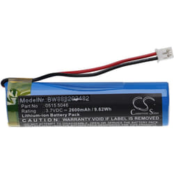 Vhbw - Batterie remplacement pour Testo 0515 5046 pour outil de mesure (2600mAh, 3,7V, Li-ion)