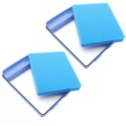 Vhbw - Kit de 2x filtre en mousse, 2x filtre en tissu compatible avec Philips PowerPro Ultimate FC9911, FC9911/01 aspirateurs - Filtre Moteur