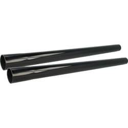 vhbw 2x Tube d'aspirateur universale compatible avec Makita 446, 446LX1, 447, VC2010L, VC2010LX1, 447MX1 aspirateur - raccord 35 mm, 50 cm, noir