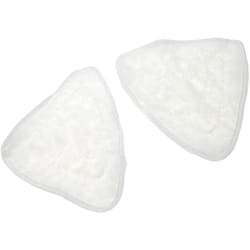 Vhbw - 4x Housses de rechange remplacement pour Vileda 146576 pour nettoyeur à vapeur, balai vapeur - microfibre, blanc