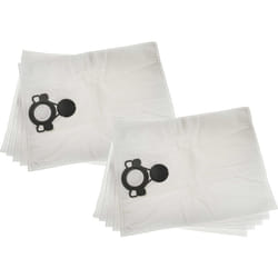 Vhbw - 10x Sacs compatible avec Nilfisk VL200 20 pc, 30 pc inox aspirateur - 32cm x 23cm blanc