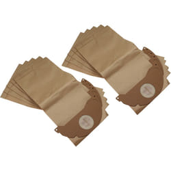 Vhbw - 10x Sacs compatible avec Kärcher knt 2 Premium, k 3001 hot-plus, knt 2 Premium as aspirateur - 44cm x 20cm marron