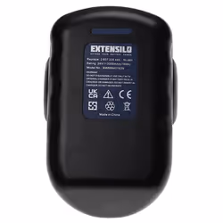 EXTENSILO Batterie compatible avec Bosch GBH24VF BACCS 24V GBH-24V 52324 52324B GCM24V GKG 24V outil électrique (3300 mAh