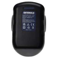 EXTENSILO Batterie compatible avec Bosch GBH24VF BACCS 24V GBH-24V 52324 52324B GCM24V GKG 24V outil électrique (3300 mAh