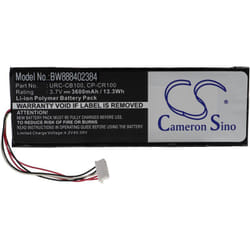 Vhbw - Batterie remplacement pour Sonos CP-CR100, URC-CB100 pour télécommande remote control (3600mAh, 3,7V, Li-polymère)