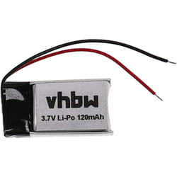 Vhbw - Batterie remplacement pour Bose AHB581323PS pour casque audio, écouteurs sans fil (120mAh, 3,7V, Li-polymère)