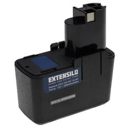 EXTENSILO Batterie compatible avec Bosch BABS 12V BH-1214 GBM 12VES-2 GLI 12V GSB 12 VSE-2 outil électrique (3300 mAh NiMH 12