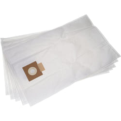Vhbw - 5x Sacs compatible avec Nilfisk Viper LSU375, LSU135 (p) aspirateur - microfibres non tissées, 35cm x 26cm blanc