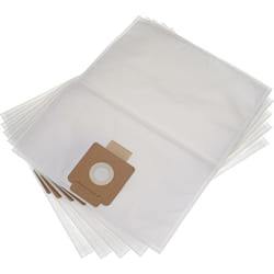 Vhbw - 5x Sacs compatible avec Kärcher t 12/1, T10/1 Professional, t 12/1 Adv aspirateur - microfibres non tissées, 36cm x 23,5cm blanc