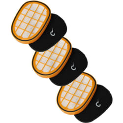 Vhbw - 3x filtre pré-moteur, 3x filtre protection moteur compatible avec Philips SpeedPro Max XC7042/01, XC7043, XC7042 aspirateurs (avec pré-filtre)