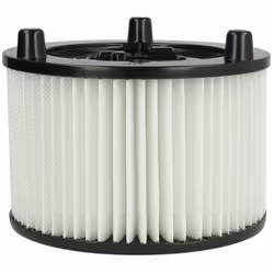 vhbw - the clever way Filtre plissé compatible pour votre aspirateur industriel, pour aspiration à sec ou humide - Finition s ...