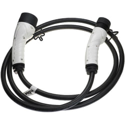 Vhbw - Câble de recharge type 2 vers type 2 compatible avec Renault Zoe E-Tech voiture électrique - 1 phase, 32 a, 7 kW, 3 m