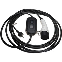 Vhbw - Câble de recharge type 2 vers prise euro f compatible avec Mitsubishi Eclipse Plug In Hybrid voiture électrique - 1 phase, 16 a, 3,5 kW, 7 m