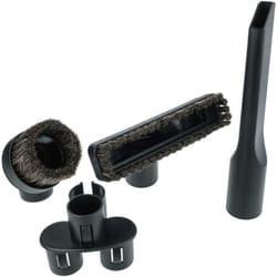 Vhbw - Lot de buses d'aspirateur avec 4 pièces compatible avec Kärcher t 9/1 bp, t 7/1, T7/1ecoefficiency, 32 mm, noir