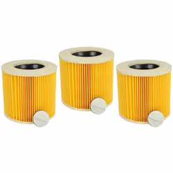 vhbw - the clever way Set de 3x filtre à cartouche pour votre aspirateur industriel, pour aspiration à sec ou humide - Finiti ...