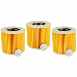 vhbw - the clever way Set de 3x filtre à cartouche pour votre aspirateur industriel, pour aspiration à sec ou humide - Finiti ...