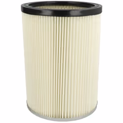 vhbw - the clever way Filtre plissé compatible pour votre aspirateur industriel, pour aspiration à sec ou humide - Finition s ...