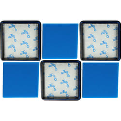 Vhbw - Lot de 3 filtres compatible avec Philips PowerPro Active FC9555/09, FC9556/09, FC9550/09 aspirateur - filtre combiné mousse + moteur